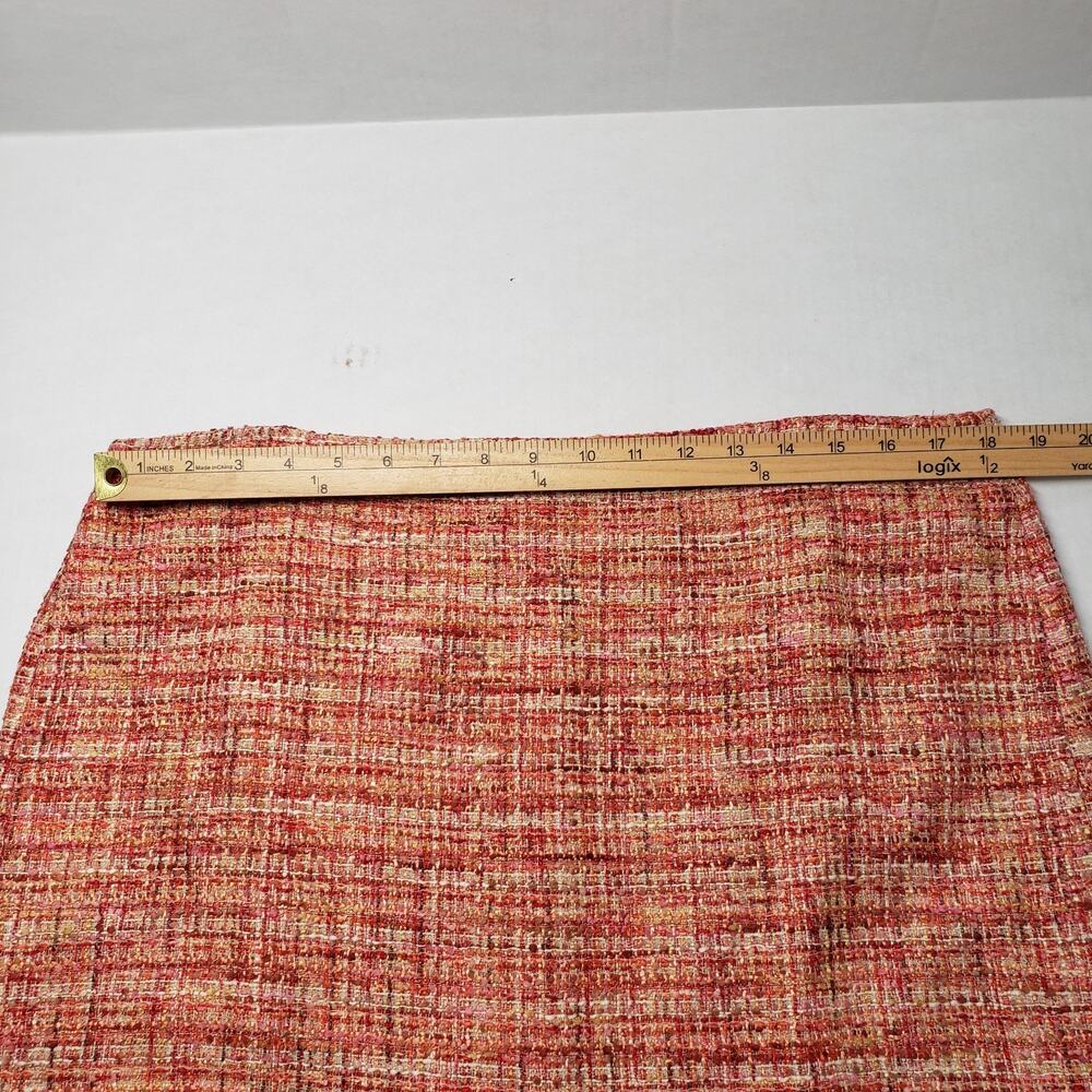 Talbots Pink-Cream Tweed Jacket and Skirt Set - Picture 12 of 16